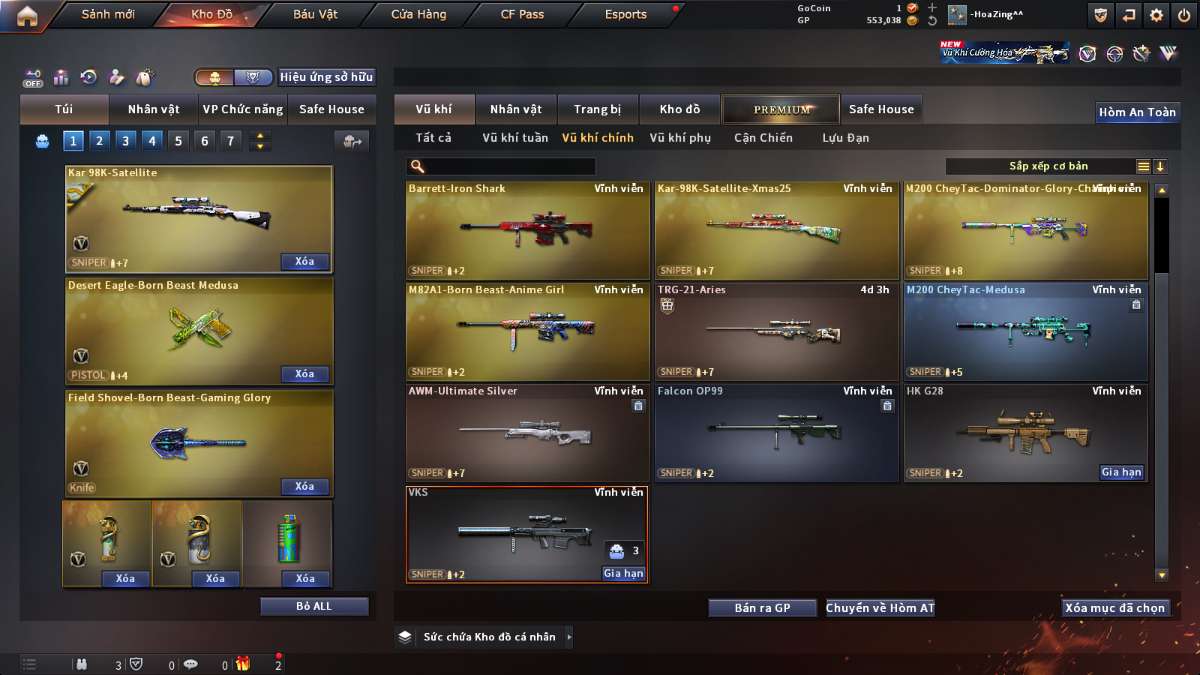 shop acc cf uy tin gia re
